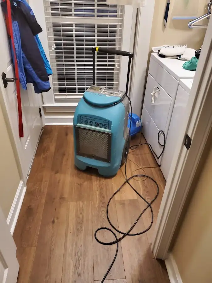 Commercial dehumidifier deployed for Flood Damage Cleanup in Eaton Rapids